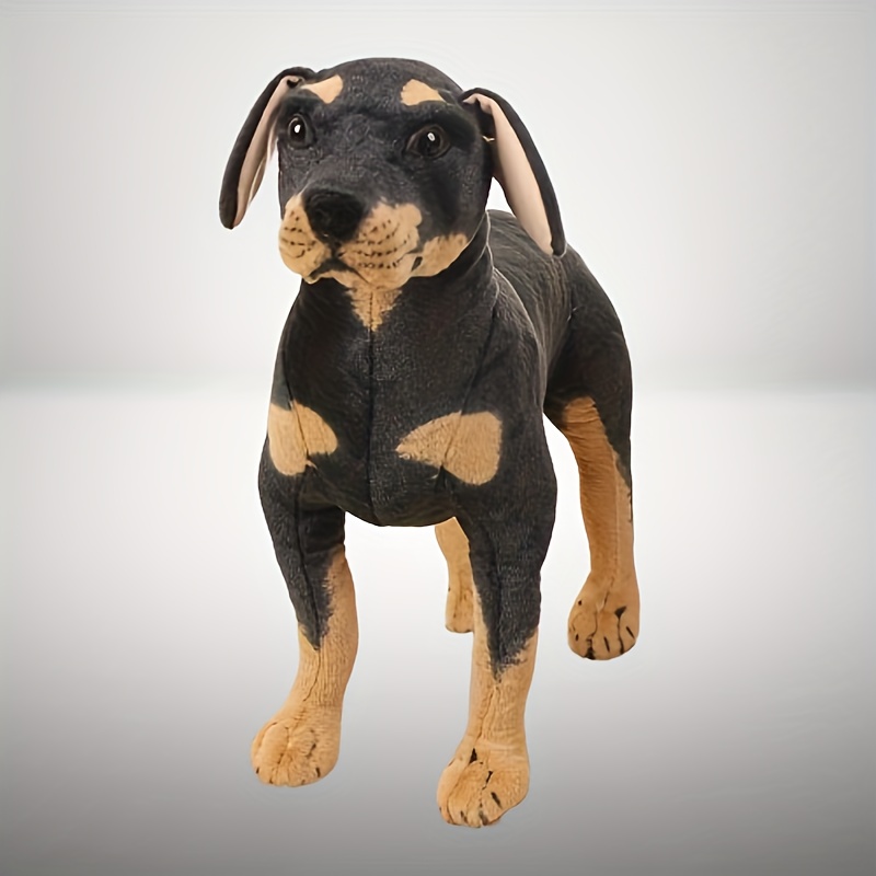 Dog Figure Toy, Solid Simulated Figurine Toy Doberman Model For Science  Educational Prop