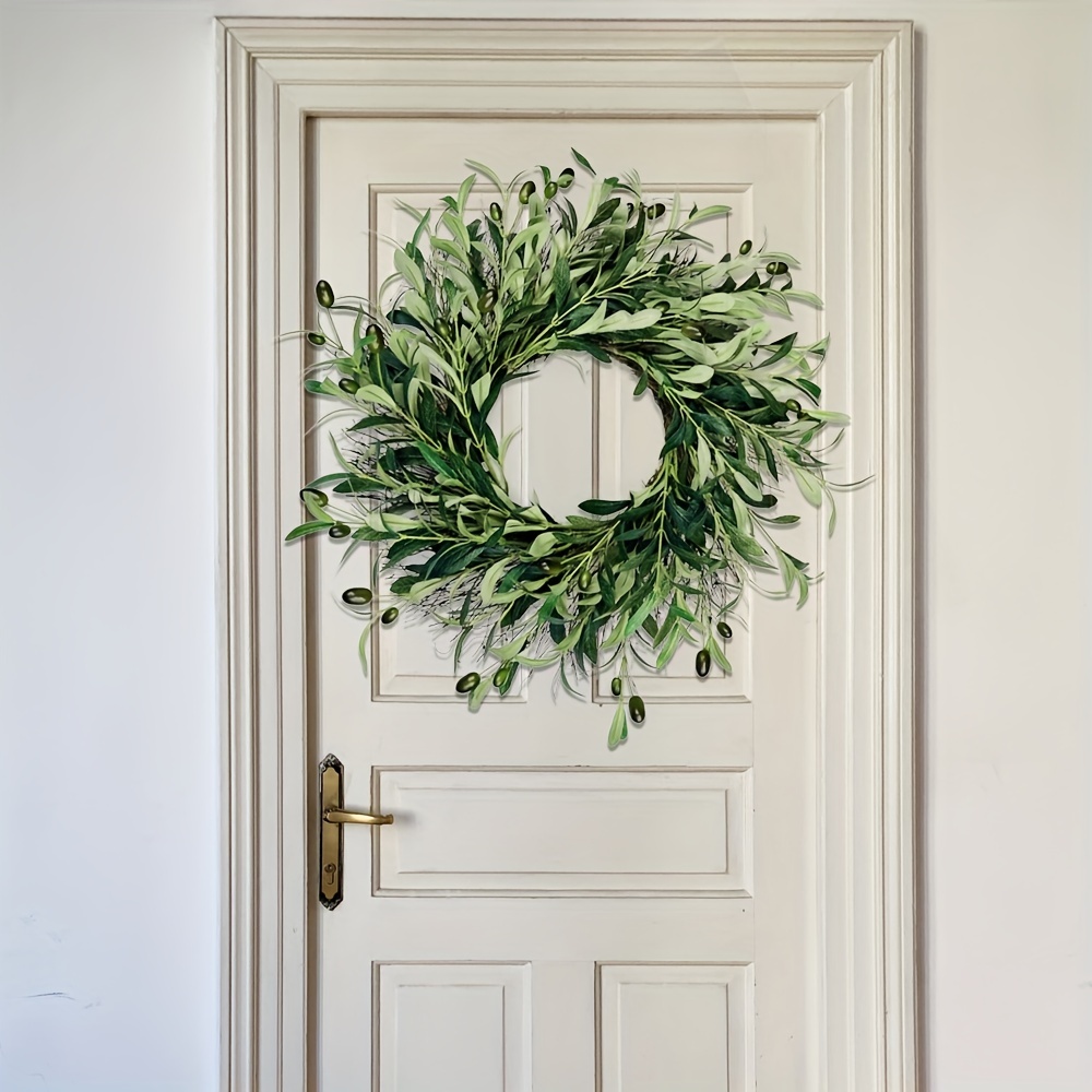 Year Round Wreath, Lambs Ear Wreath, Spring Wreath for Front Door, Year  Round Greenery Wreath, All Season Fireplace Wreath, Large Wreath 