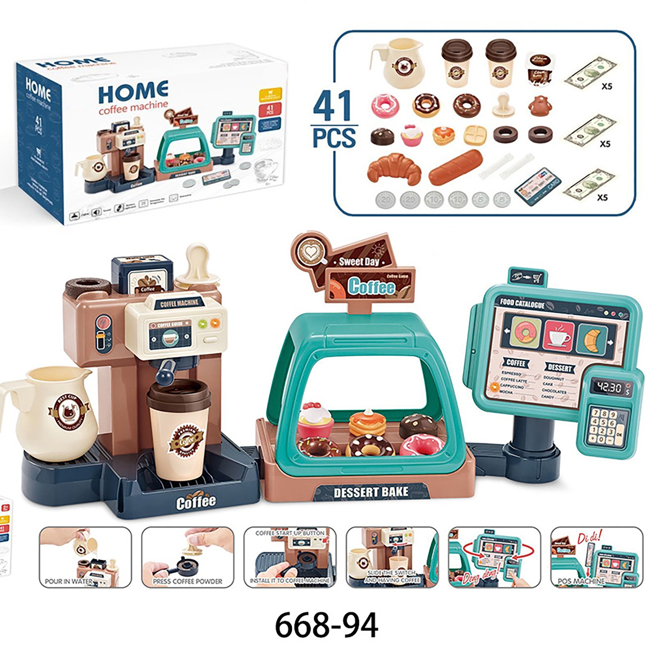 38 Pçs Crianças Jogos De Cozinha Brinquedos Para Meninas Meninos Em  Miniatura Comida Chá Café Role Play Conjunto Brinquedos Educativos 2 3 4  Anos De Idade - Brinquedos De Cozinha - AliExpress