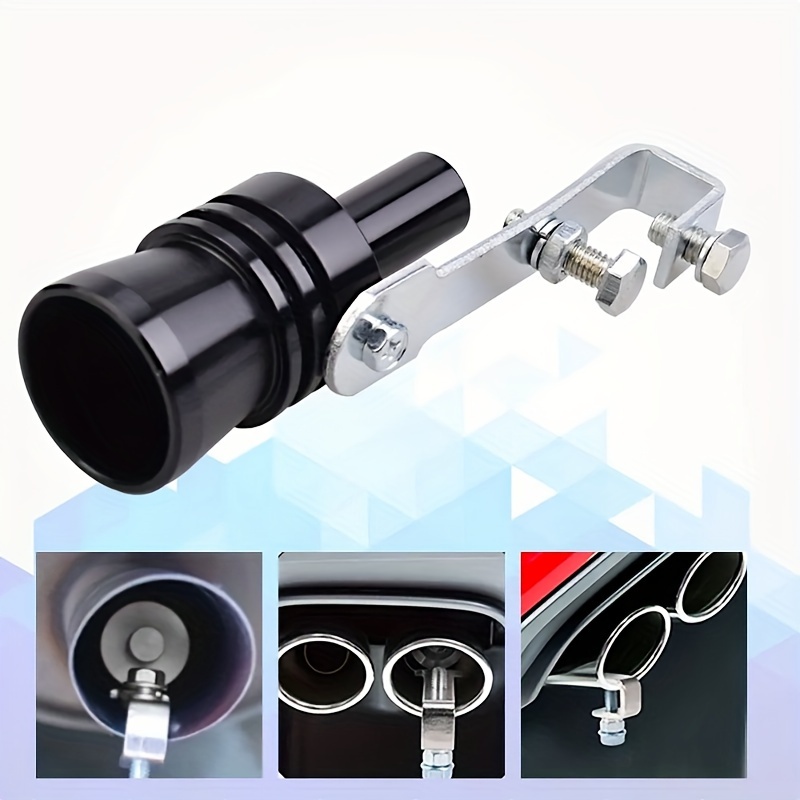 Pipe Whistle Turbo Whistle Durable S/M/L/XL Black Car Decoration Exhaust  Muffler Sound Whistle Best Gifts Simulator