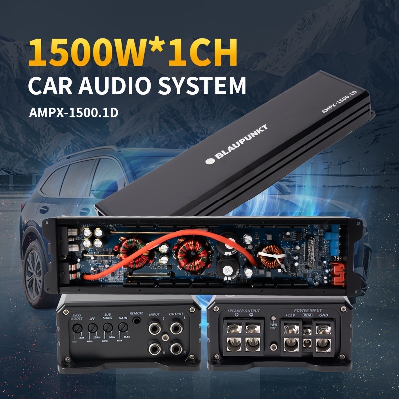 3800W RMS 4 canales 4 Ohm Potente coche Audio Power amplificador estéreo Amp