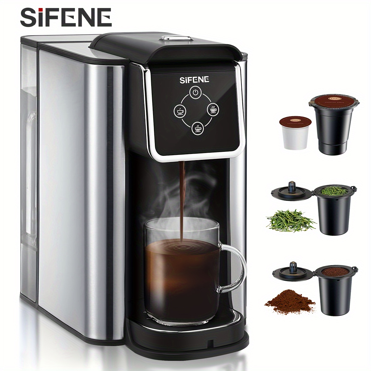 Cápsula de café de metal de acero inoxidable solo compatible con cápsulas  de café Vertuo NEXT Nespresso reutilizables solo para máquina Vertuo Next