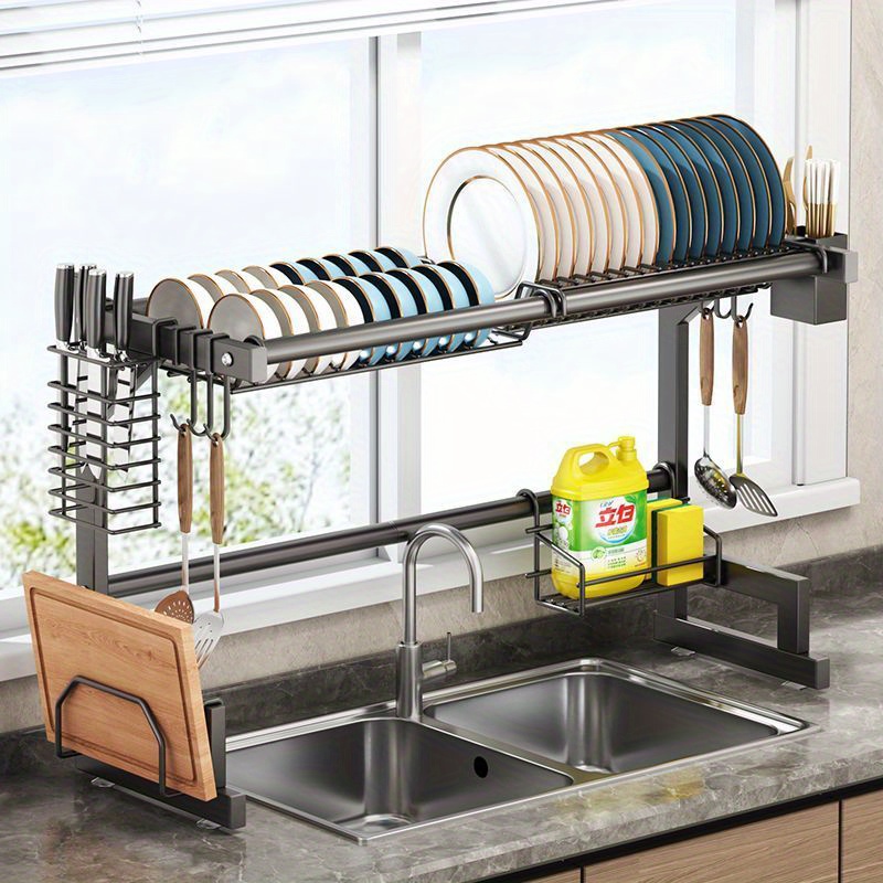 Roll Up Dish Drying Rack Over The Sink Drying Rack For - Temu