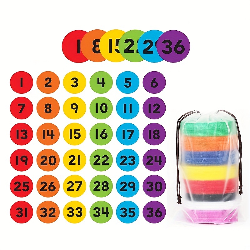 48PCS Carpet Markers Spot Markers for Classroom, Multicolor Floor Spots for  Kids, Sitting Dots for Kids Magic Carpet Spots Circles Dots for Kids