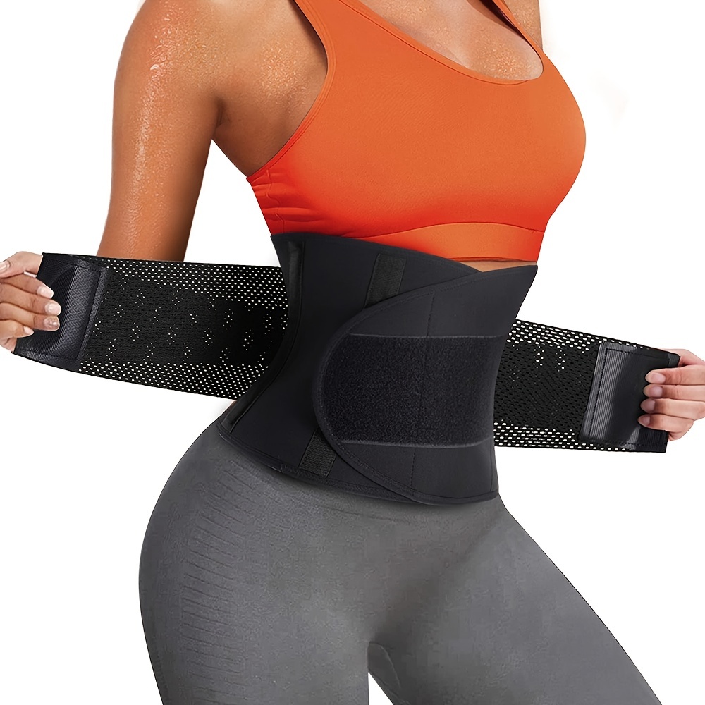 Sweat Waist Trimmer For Women, Waist Trainer Sweat Band For Fitness Running  Shaping