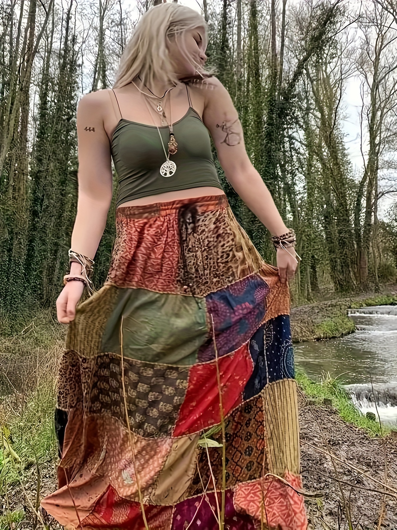 Disfraz De Chica Hippie Talla Grande Para Mujer Talla G