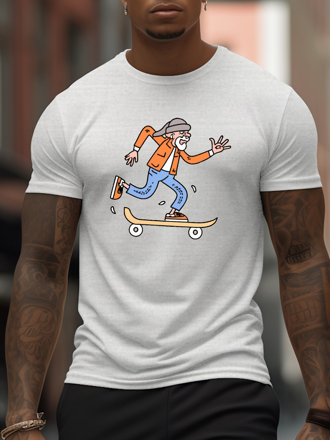 Skateboarding Tee Shirts - Temu