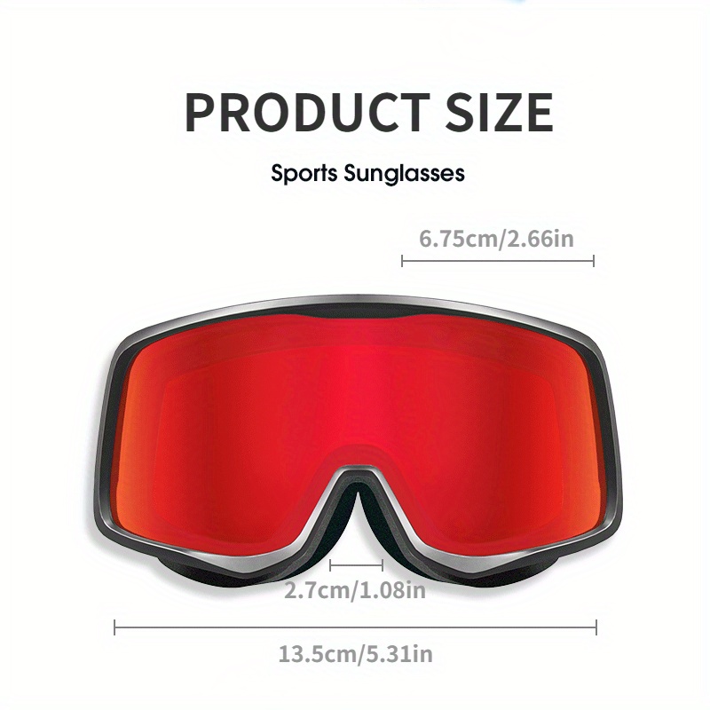 Winter Outdoor Skiing Goggles Anti wind Glasses Anti fog - Temu