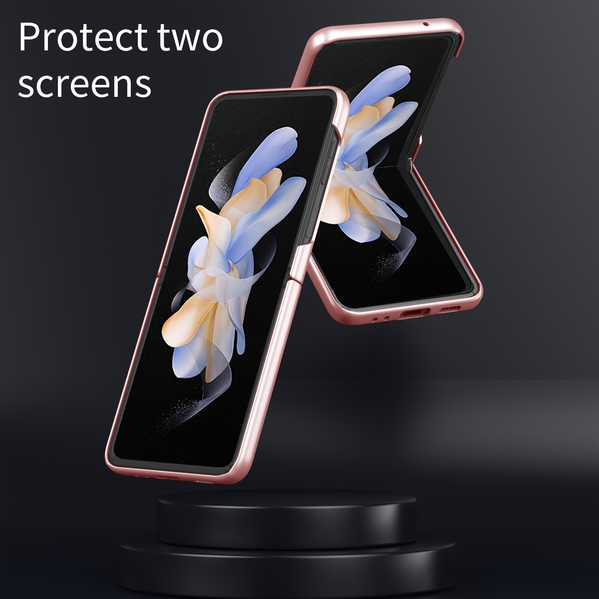  Funda para Samsung Galaxy Z Flip 5 5G con soporte para  tarjetas, funda magnética con tapa de piel sintética con cordón  desmontable, funda para teléfono con cremallera para Galaxy Z Flip5