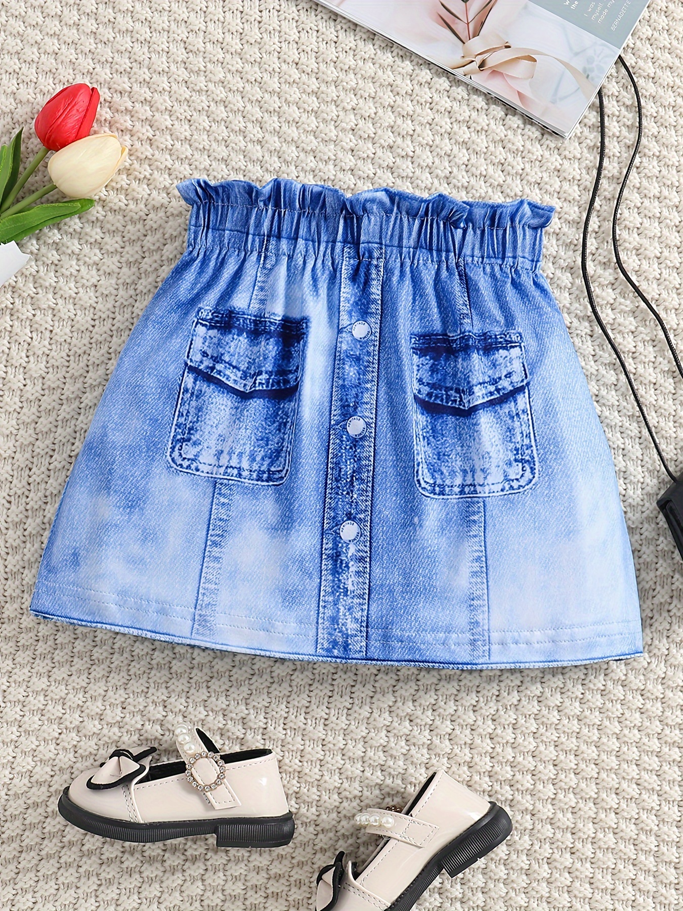 Jean Skirt - Temu