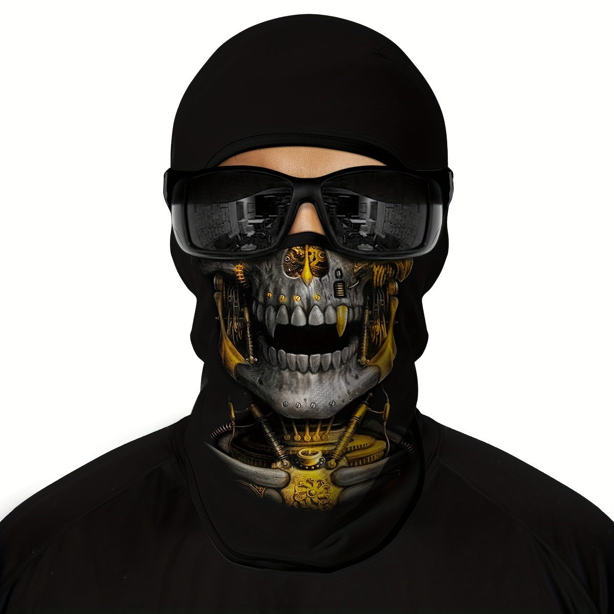 1 Pc Motorcycle Bicycle Ski Mask Get Ready War Games Scary Balaclava -  Automotive - Temu