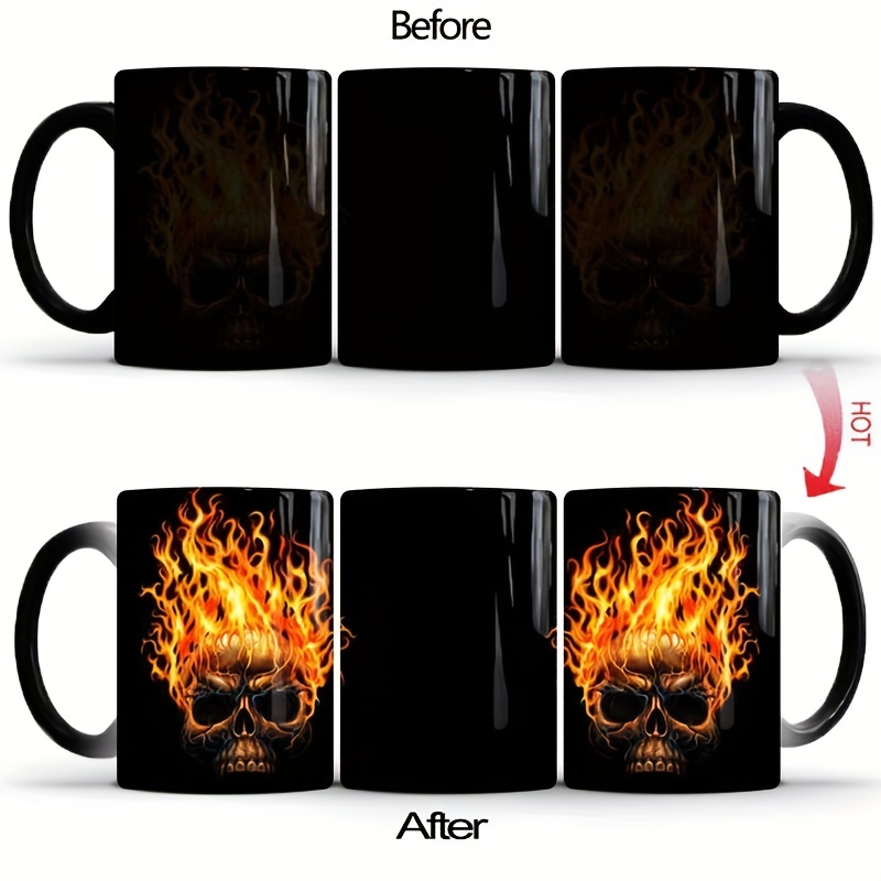 Heat Sensitive Color Changing Coffee Mug, Funny Coffee Cup, Which Comes  First The Chicken or The Egg