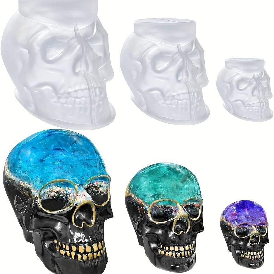 40 Cavity Skull Silicone Mold Perfect For Diy Bar Parties - Temu