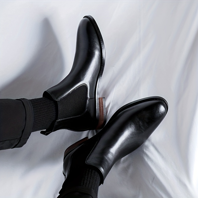 Men's Vintage Retro Chelsea Boots, Shoes For Winter - Temu