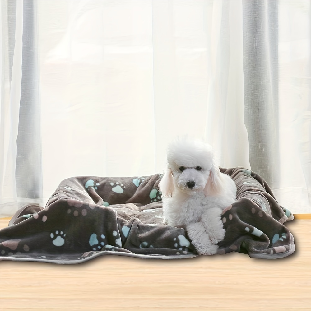 Geprägte Fußabdruck haustier wasserdichte Decke Hundedecke - Temu