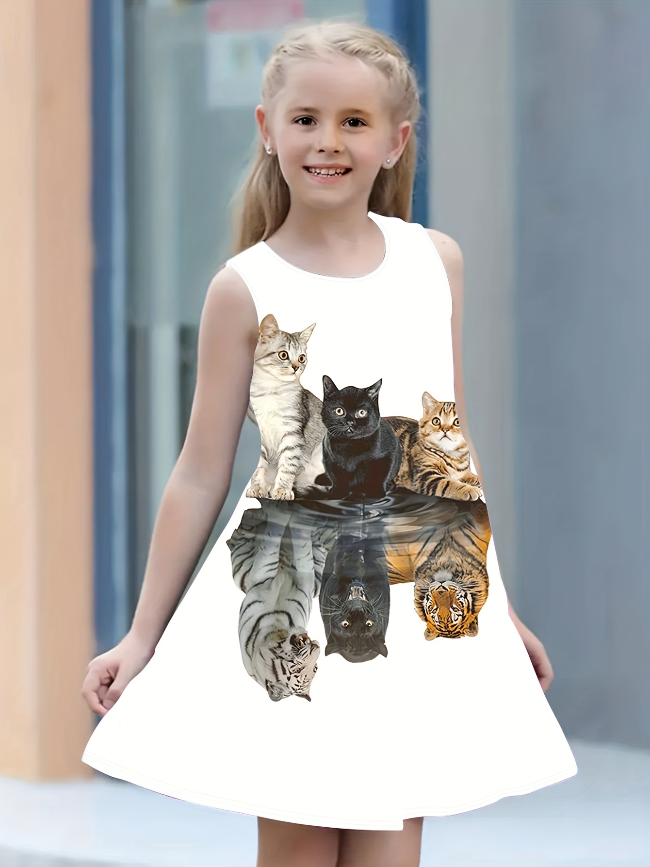 Disfraz de Gatita T-8 Primavera Disfraces TuDi Animalito Kitty Falda Tutú  para Niñas 8 Años