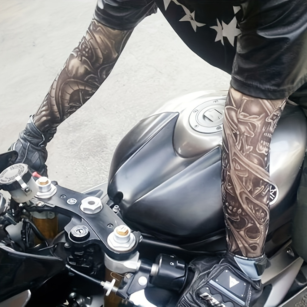 Guantes sin dedos de piel para mujer, motociclista, ciclismo, punk, con  cruce de calavera, Negro 