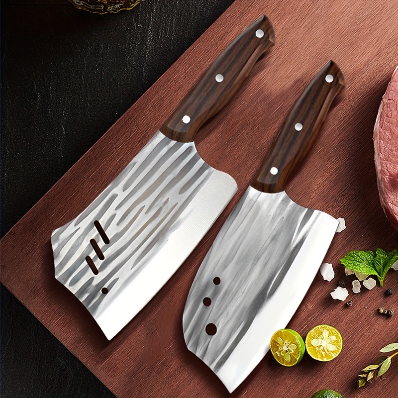 Cleaver Knife- Chopping Knife 8- Super Sharp German Stainless Steel  Kitchen Chinese Chef Knife - Pearwood Handle - Gift Box Included, 2023 Gifts