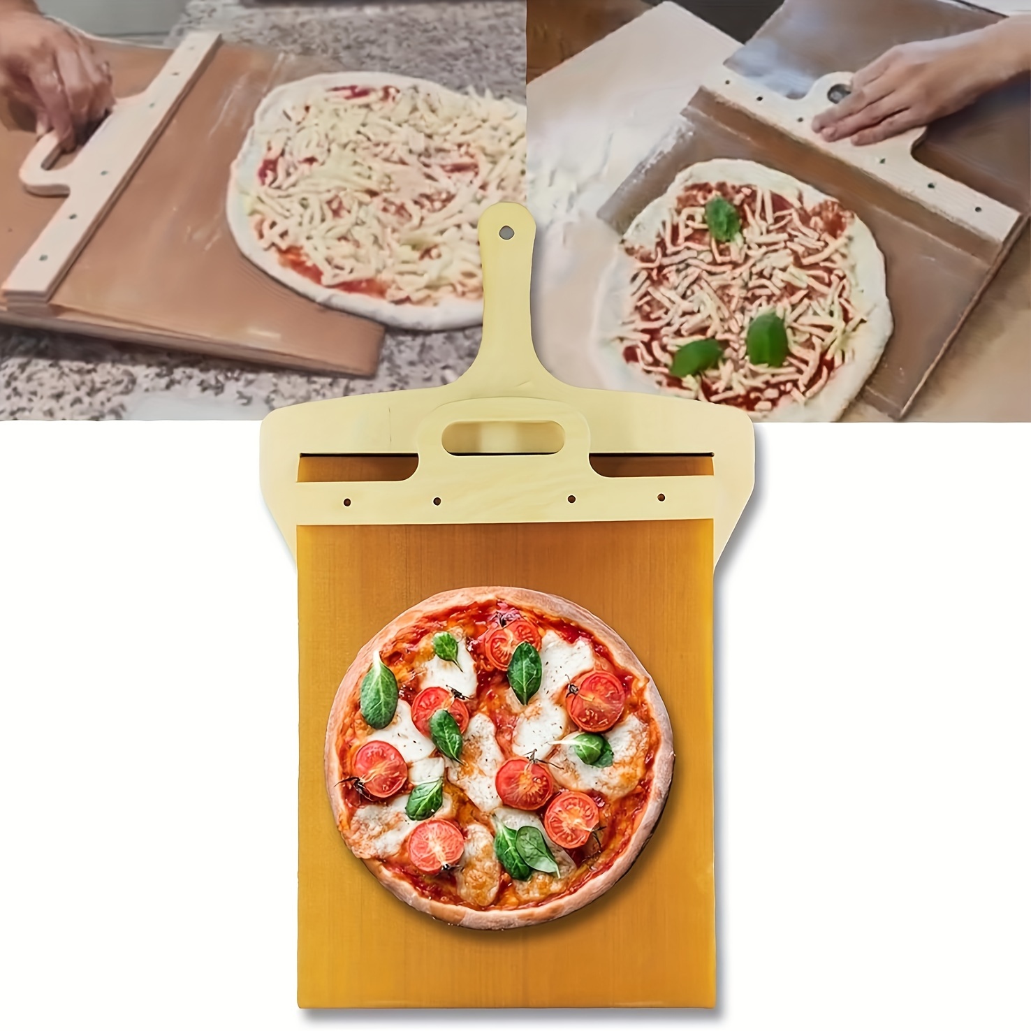 Horno de pizza a gas con piedra de pizza de 16 pulgadas, hornos de pizza  portátiles para exteriores de cocina exterior, horno de pizza de acero