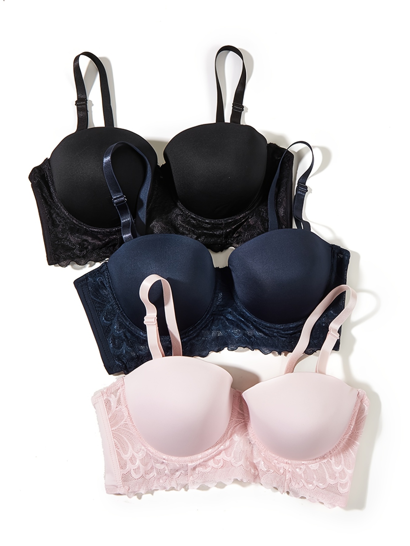 JROMZ bras for women Sexy Push Up Bra Plus Size Lingere Underwear