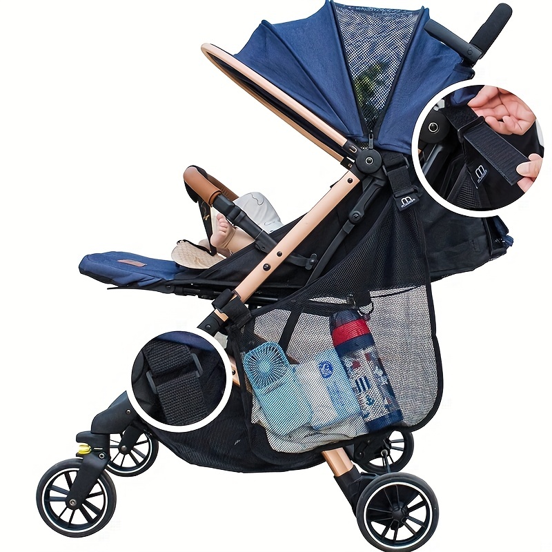  Cochecito de bebé para recién nacido, cuna reversible para  niños y niñas, asiento compacto para niños y niñas, cochecitos compactos para  bebés todo terreno, añade funda para cochecito, soporte para 