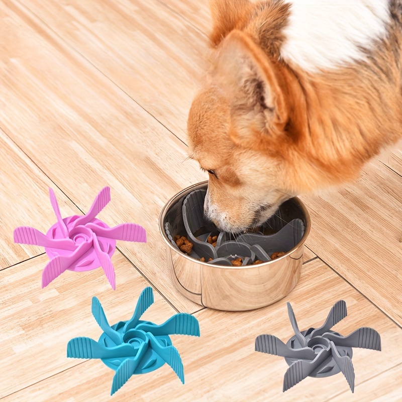 Slow Feeder Dog Bowl Insert Soft Silicone Dog Puzzle Food - Temu