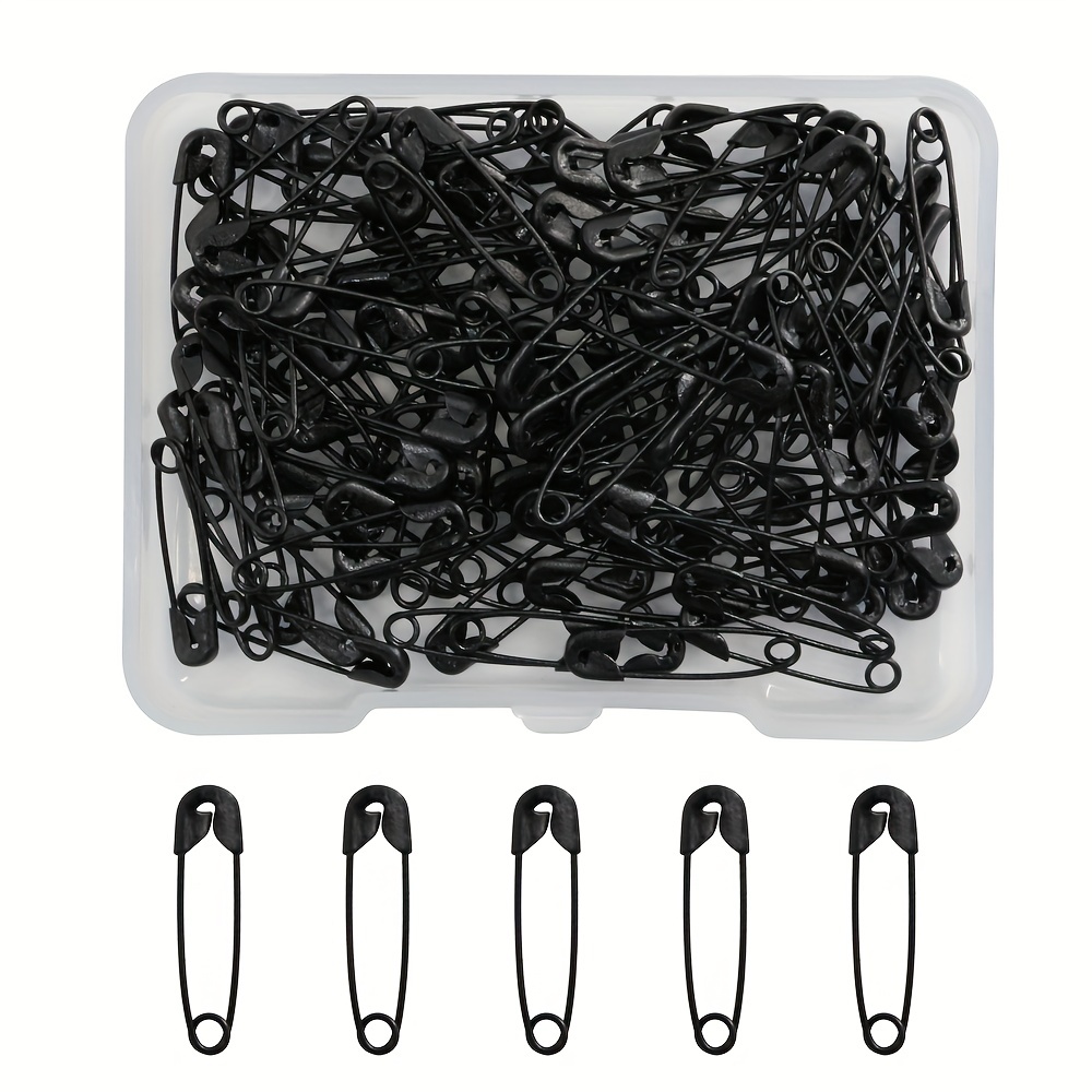 black pins