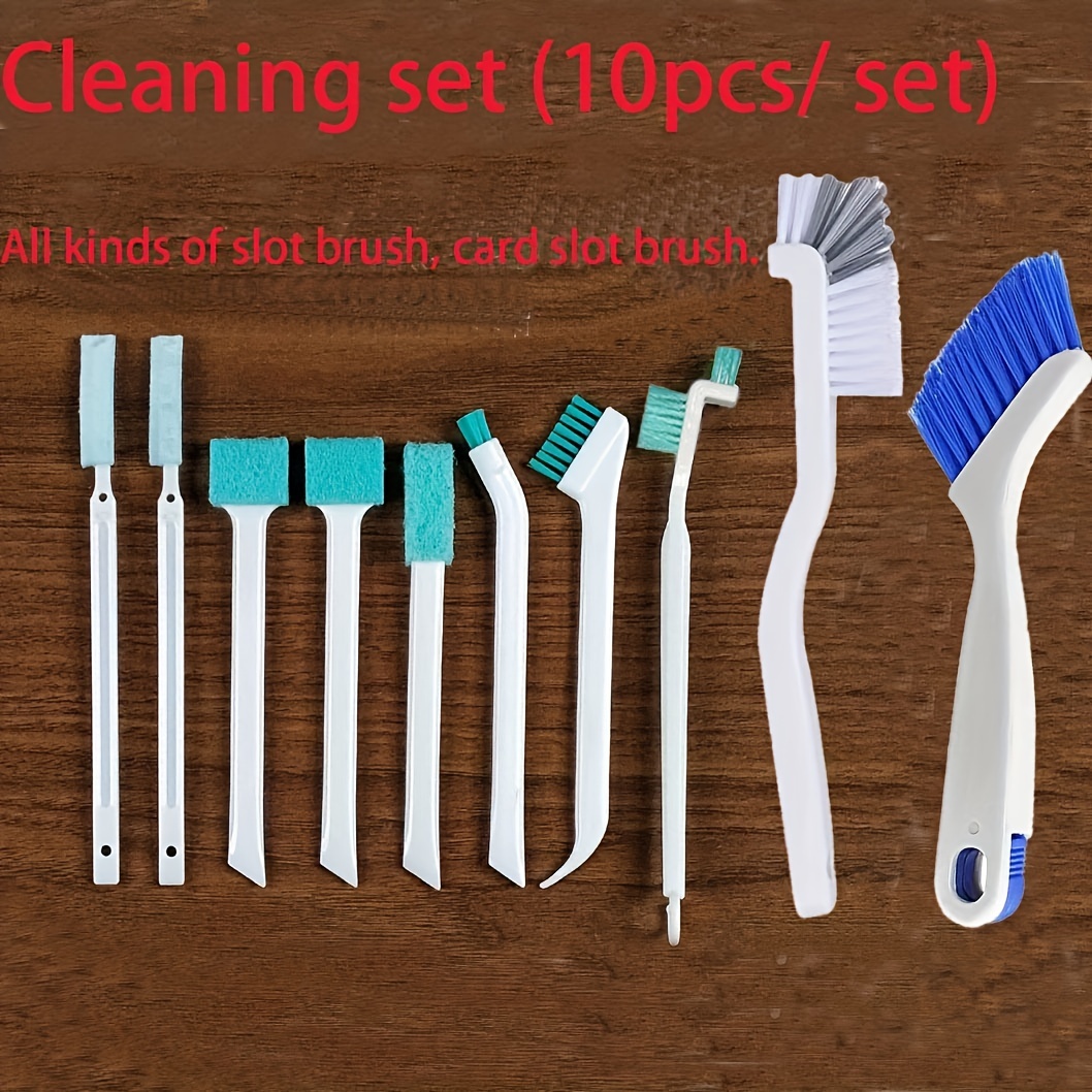Small Crevice Cleaning Tool for Small Space, 2-In-1 Small Cleaning Brushes  for Household Use, Tiny Soft Scrub 