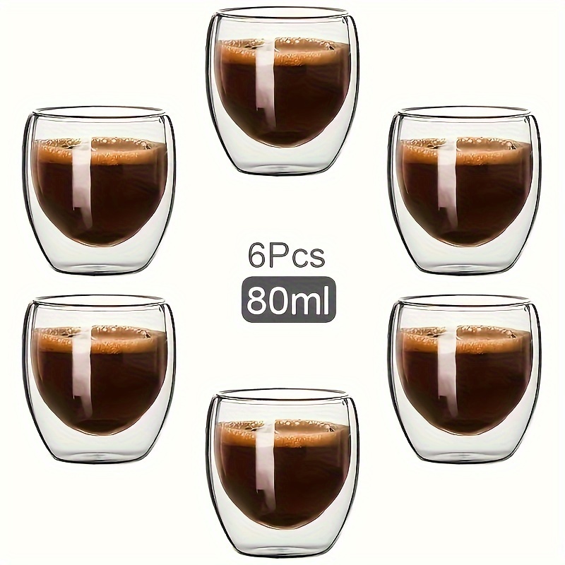 2pcs/pack Golden Hammered Texture Glass Coffee Cup, Heat Resistant Glass  Material Ideal For Home, Cafe, Party, Restaurant, Etc.