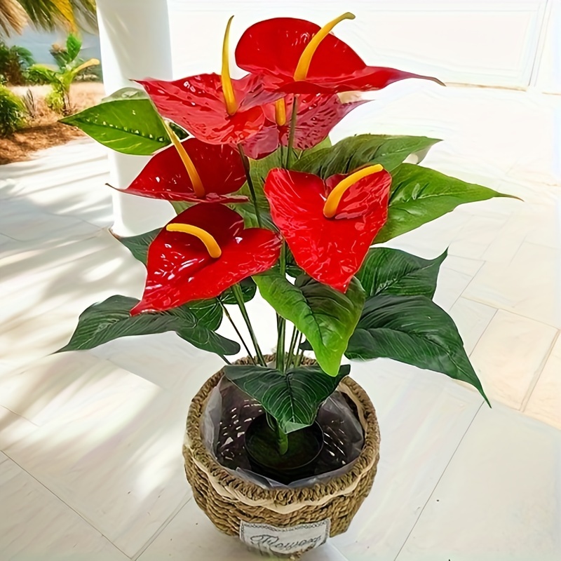 Planta artificial en maceta, flor de gema simulada, flor de loto, planta  suculenta artificial, planta artificial pequeña, planta falsa artificial