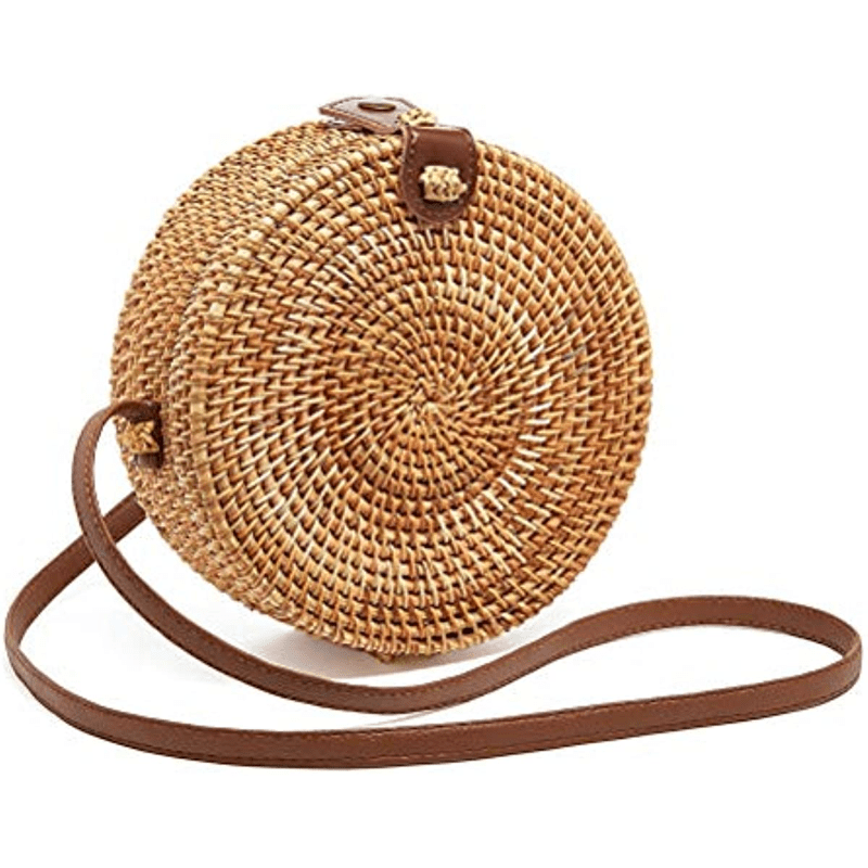 Straw Crossbody Bag - Straw Purse - Straw Bag - Jasmine - Black – Rutledge  and King