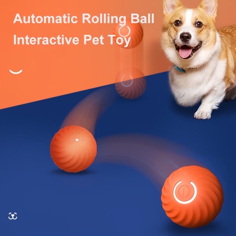 Wobble Giggle - Pelota de juguetes interactiva para perros, pelota de  juguetes chirriantes para perros, bola masticable duradera para  entrenamiento