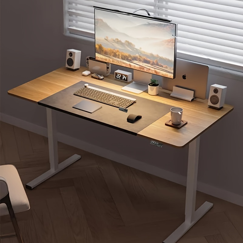 Escritorio para computadora, escritorio con cajones de 55 pulgadas,  escritorio de oficina en casa, escritorio de trabajo, mesa de estudio, con  cajones