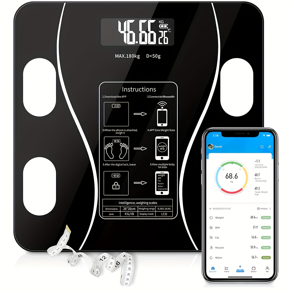 Br808 Mechanical Personal Bathroom Scales, Extra Large Analog Dial Scales,  Retro Spring Scales, Dual Reading For Hotel Fitness Beauty Salon - Temu