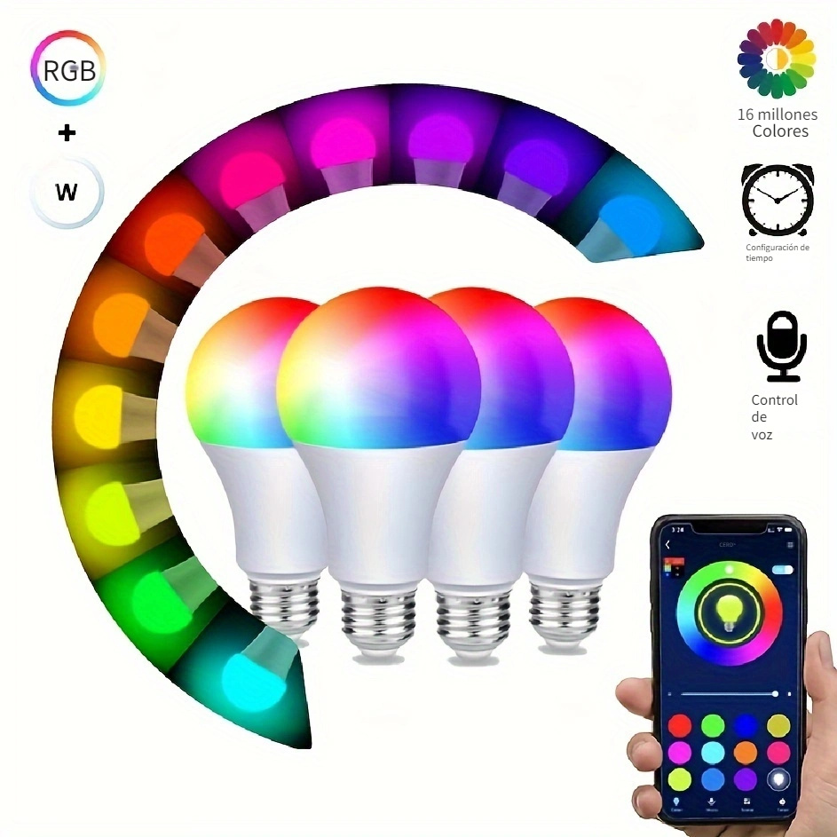 Lámpara de pie LED de esquina - Lámpara de esquina compatible con Alexa,  lámpara de pie RGB con 16 millones de colores DIY y sincronización de  música