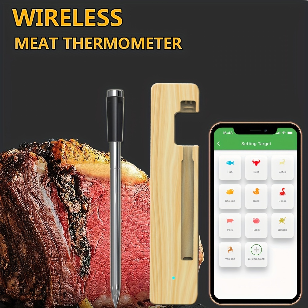 Wireless Meat Thermometer - Temu