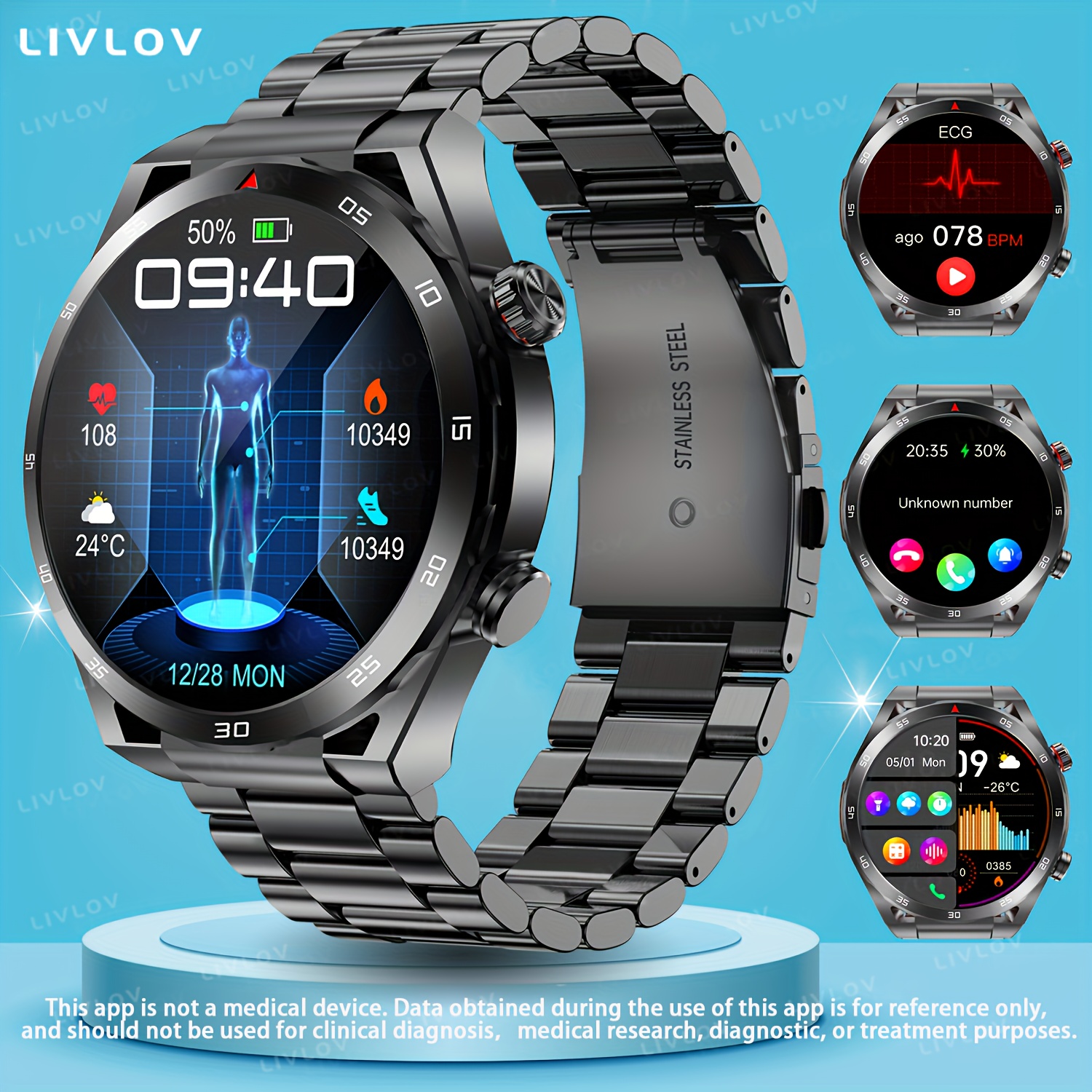 Smartwatch con Llamadas Bluetooth, 1.57 Reloj Inteligente Mujer con  Monitor de Sueño, Monitor de Ritmo Cardíaco, 100+Modos Deportivos, SpO2,  Reloj Deportivo para Android iOS, Impermeable IP67 (Oro) : :  Electrónicos