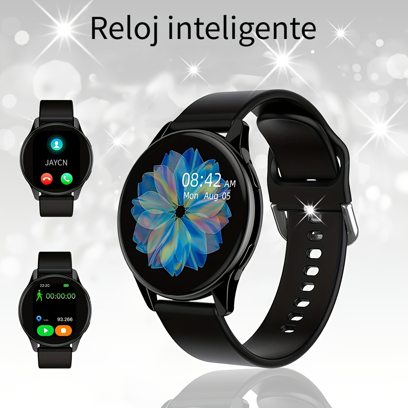 Comprar Relojes inteligentes para hombre, novedad de 2023, para exteriores,  compatibles con más de 100 modos deportivos, rastreador de actividad  física, llamada Bluetooth, brújula, batería de 620mAh, relojes inteligentes