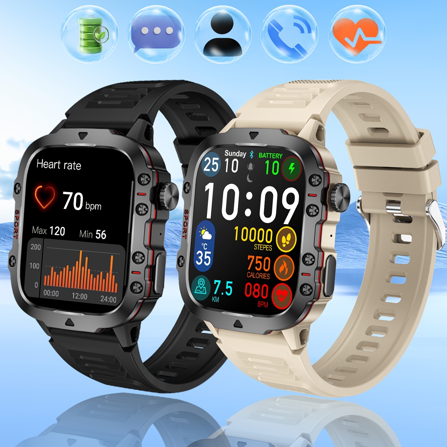 Blackview SmartWatch R3 Pro Heart Rate Men Women Sports Watch Clock Sleep  Monitor Ultra-Long Battrey for IOS Android Phone