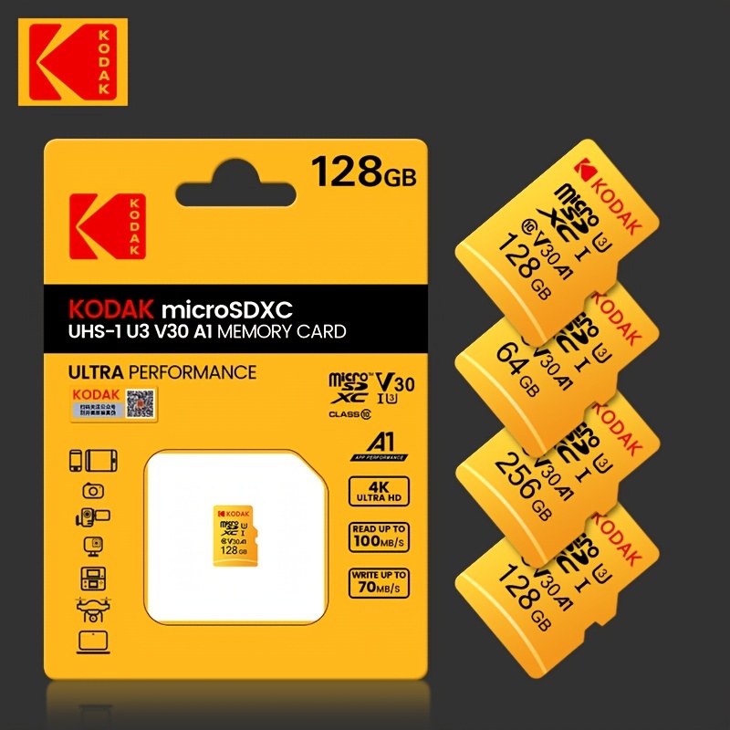 Kodak Micro SD Card 512 Go/256 Go/128 Go/64 Go/32 Go Mini - Temu Canada