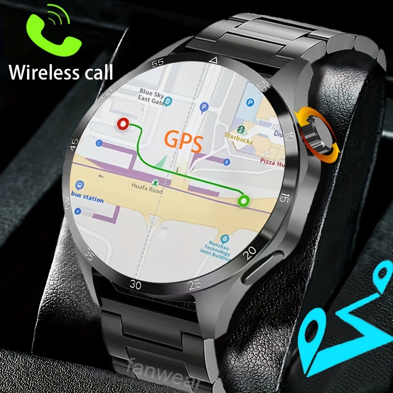 Chibear Gt4pro Reloj Inteligente Hombres Gps Reloj - Temu Spain