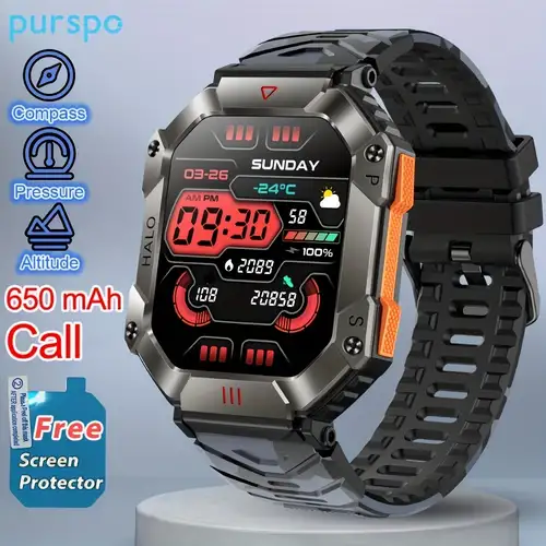 Reloj Inteligente Hombre Smartwatch Fitness: 2.0Smart Watch con