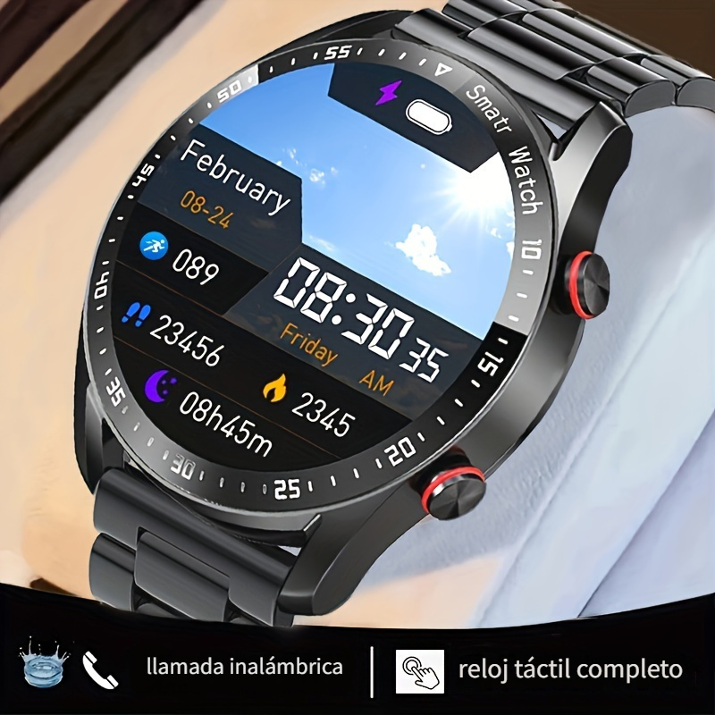 Comprar Reloj inteligente LIGE para mujer con pantalla completamente  táctil, relojes impermeables con Bluetooth, rastreador de actividad/deporte,  reloj inteligente para mujer