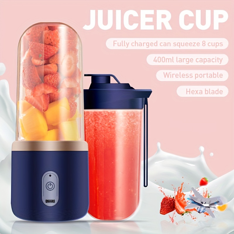 Wireless Portable Blender Bottle Electric Juicer For Fresh - Temu  Philippines