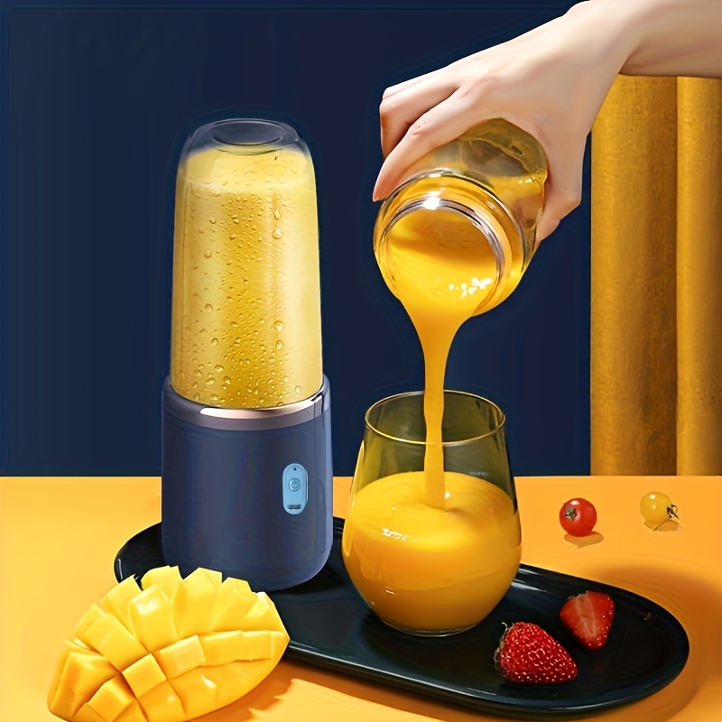 16.9OZ Portable Fruit Blender Electric Rechargeable Juice Cup for Shakes  Smoothies Juice Personal Fruit Mixer with 6 Blades