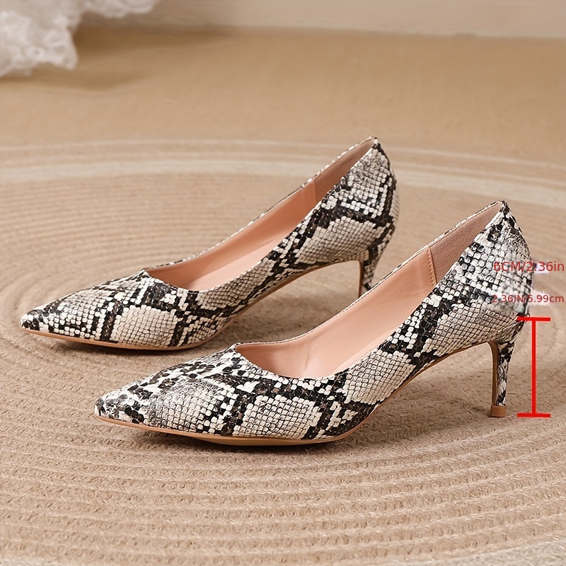 Snakeskin Shoes Temu