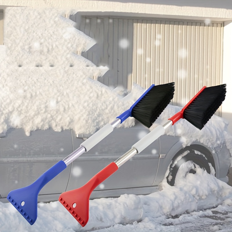 Z-W-DONG 21CM pick-up Pare-brise glace grattoir, multifonction  lourd glace Pelle antidérapante en mousse Grip Pelle à neige, Fenêtre  d'hiver Outil Décongeler pratique (Color : Blue)