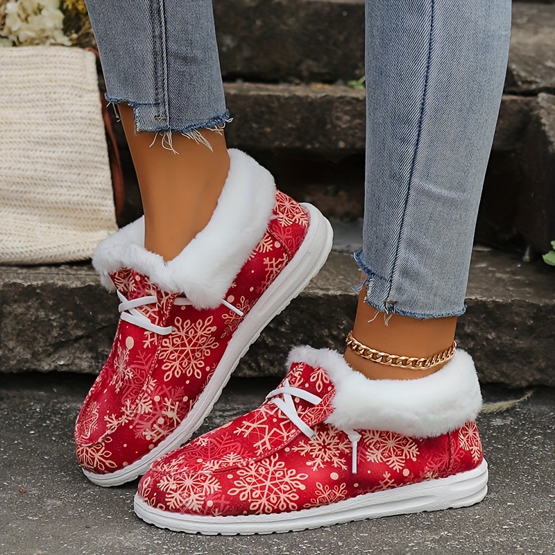 Womens Fleece Lined Shoes - Temu