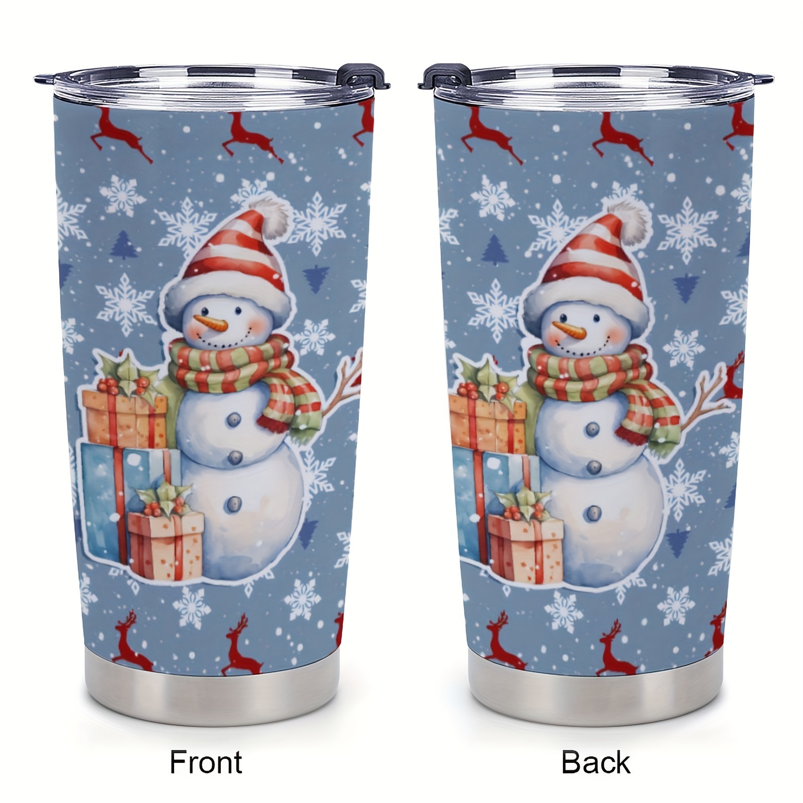 Christmas Santa Claus Straw Cup With Straw 500ml Double Wall Plastic Xmas  Cartoon Cute Glitter Tumbler Coffee Milk Mugs - Water Bottles - AliExpress