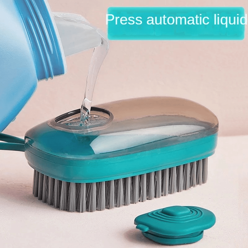 Multifunctional Liquid Shoe Brush Soft Bristles Laundry Brush White Shoe  Collar Cleaning Tool For Home Dormitory